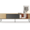 Mueble TV Treku Aura Roble puerta onyx