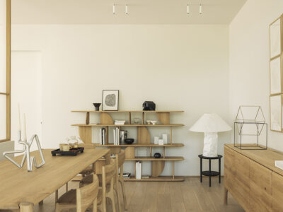 Librería Geometric de Ethnicraft en Burana