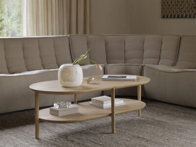 Mesa de centro Bok de Ethnicraft en Burana