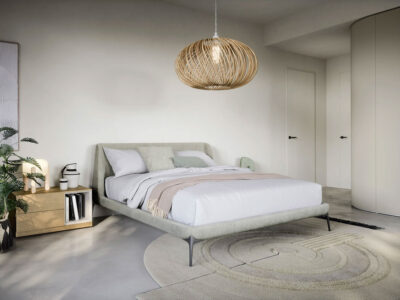 Cama Velvet de Novamobili en Burana