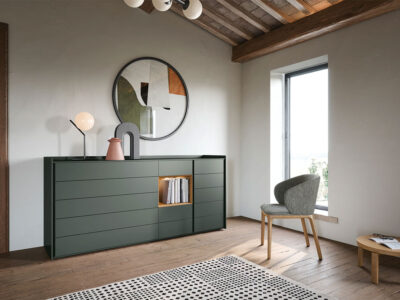 Silla Navy de Novamobili en Burana